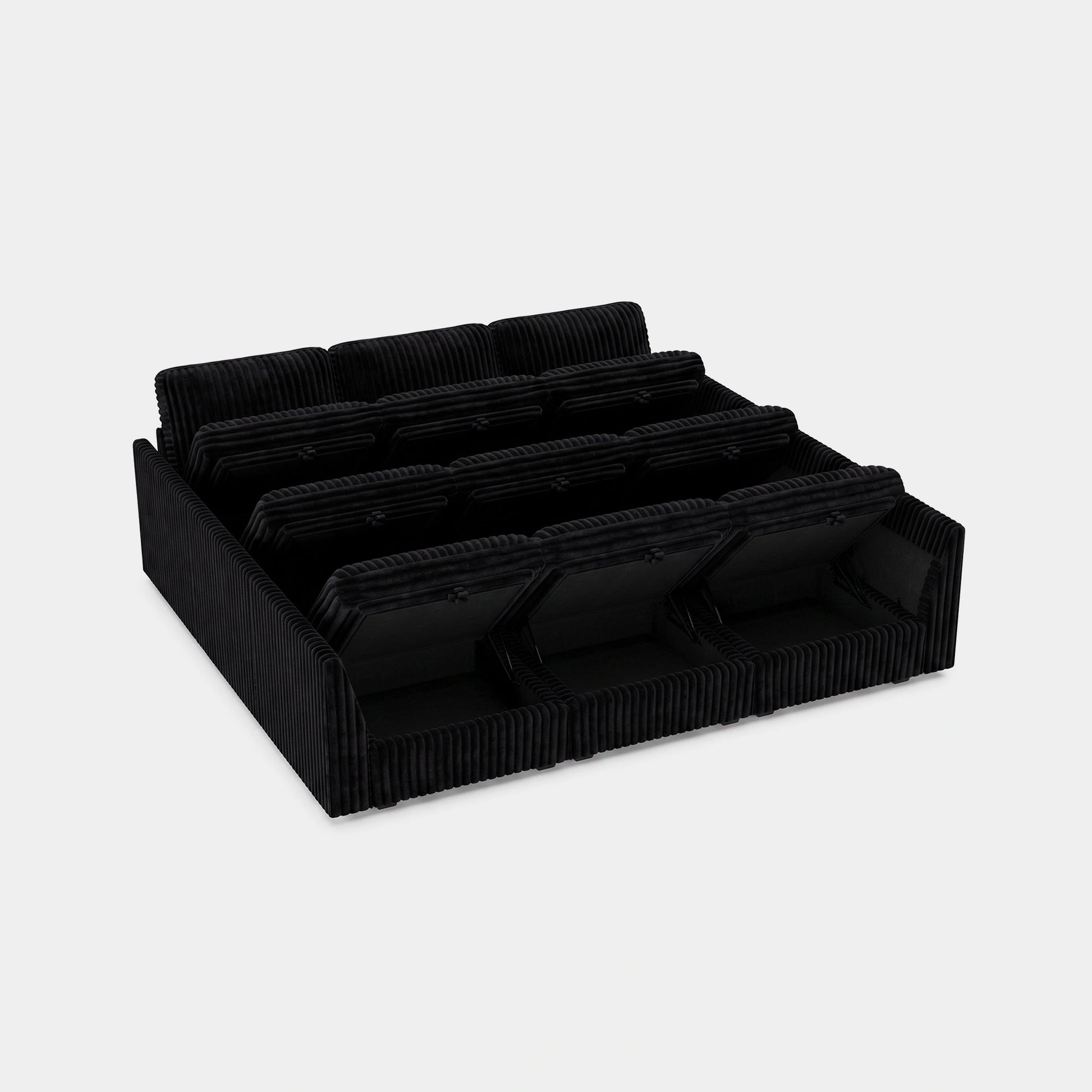 Obsidian-Black-/-Corduroy-9-Seat-Pit-Sectional