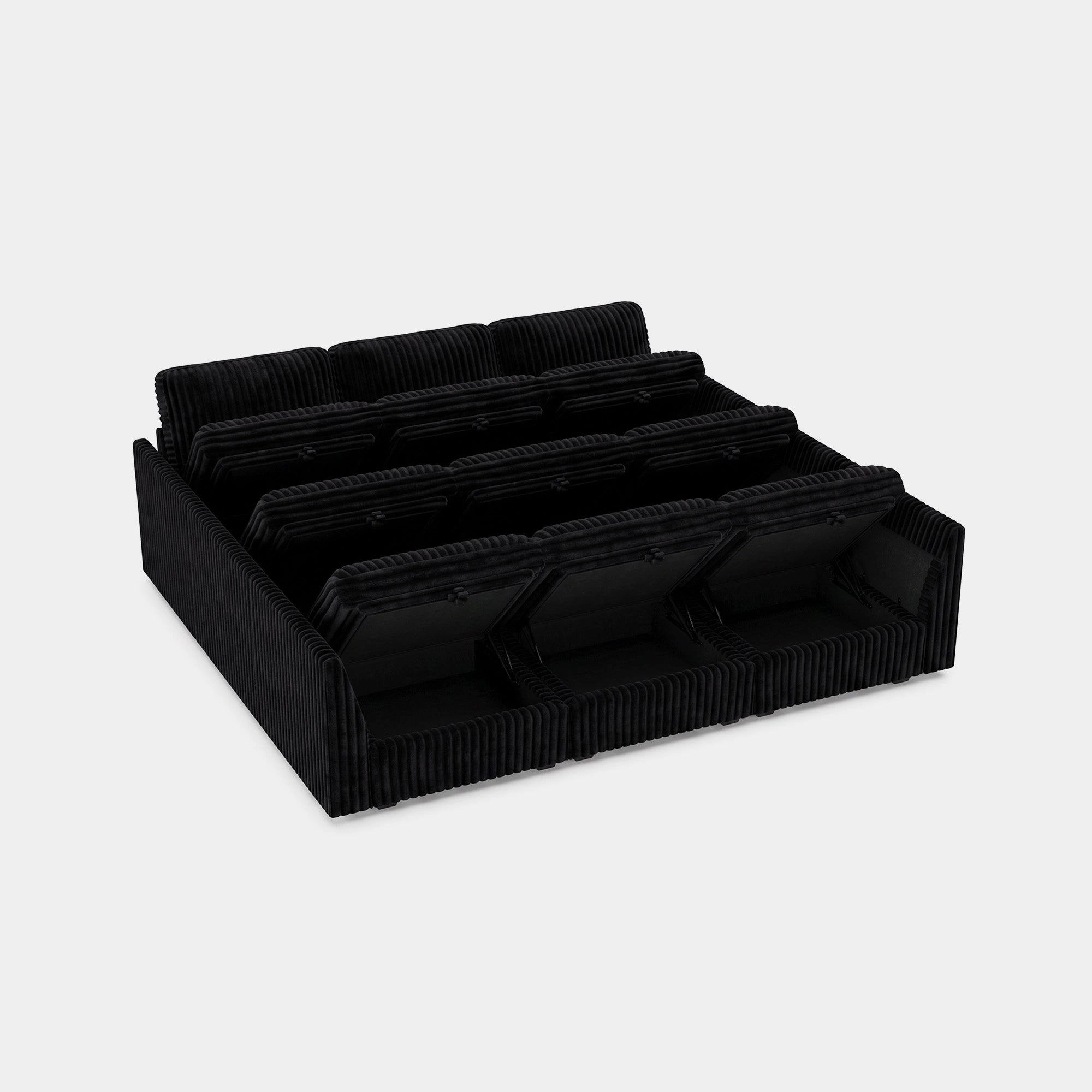 Obsidian-Black-/-Corduroy-9-Seat-Pit-Sectional