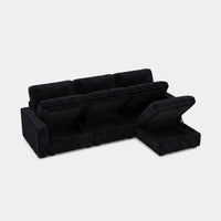 Onyx-Black-/-Corduroy-4-Seat-L-Shaped-Sectional