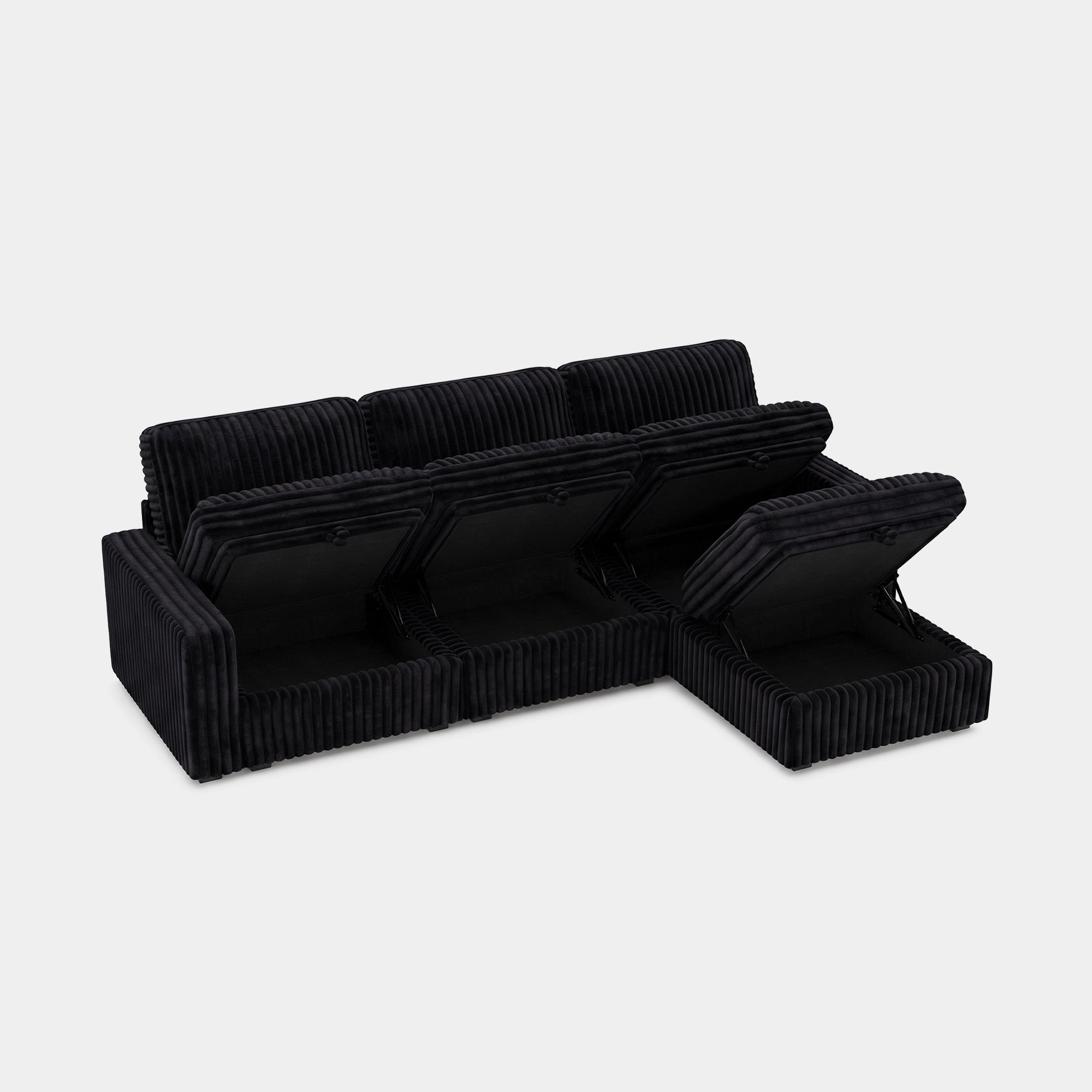 Obsidian-Black-/-Corduroy-4-Seat-L-Shaped-Sectional