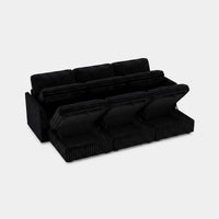 Onyx-Black-/-Corduroy-6-Seat-Open-Pit-Sectional