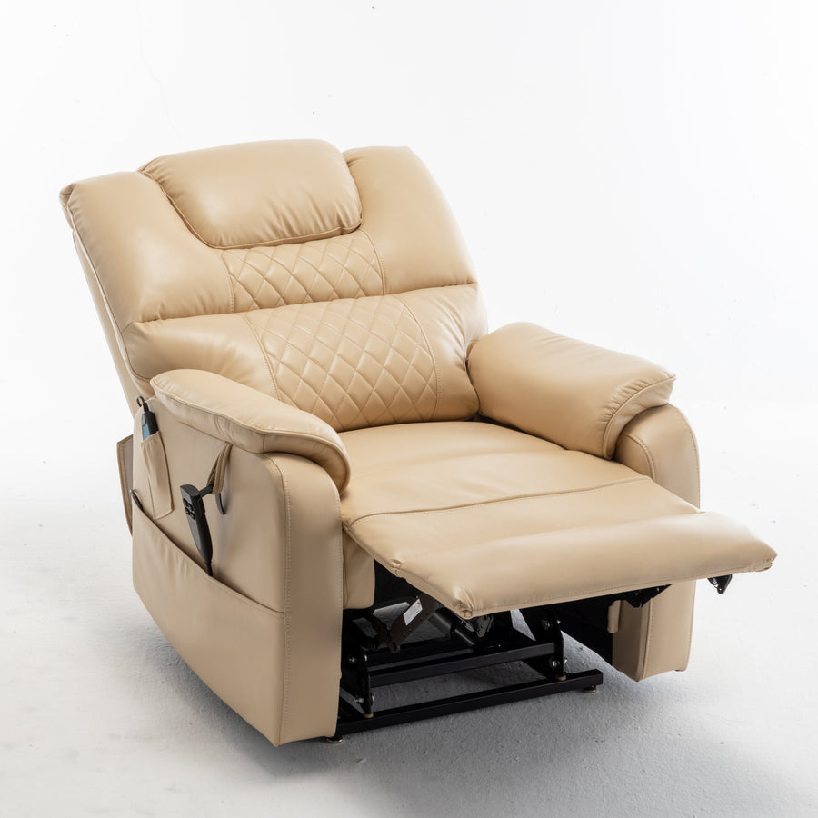 Smooth-Cream-/-Faux-Leather