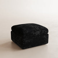 Piano-Black-/-Corduroy-C-Ottoman