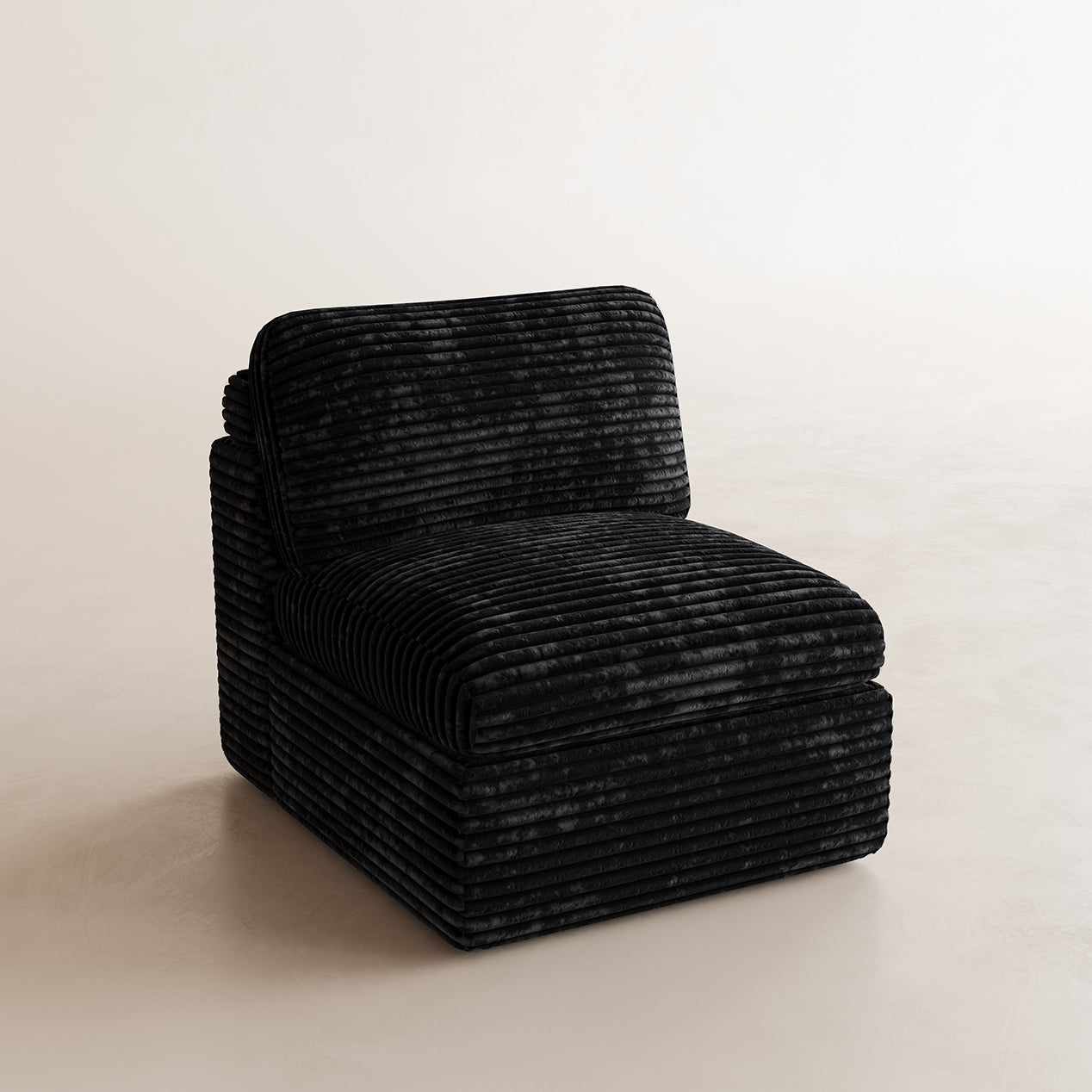 Corduroy-Piano-Black-B-Single-Seat