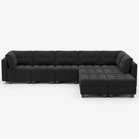 Ebony-Black-/-Velvet-9-Seat-L-Shaped-Sectional