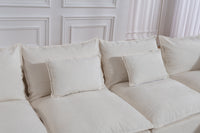 Cloud Oversized U-Shaped Modular Sectional Sofa with Flexible Configuration