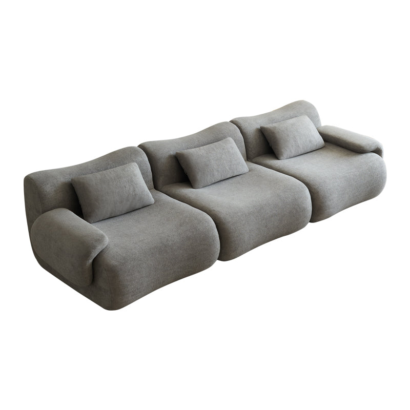 Boucle-Pure-Grey-3-Seats-Sofa