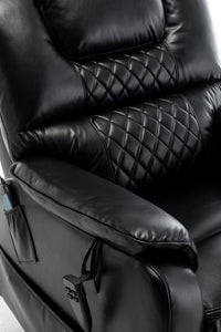 Sand-Black-/-Faux-Leather