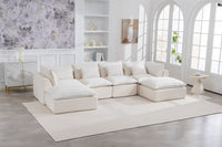 Cloud Oversized U-Shaped Modular Sectional Sofa with Flexible Configuration