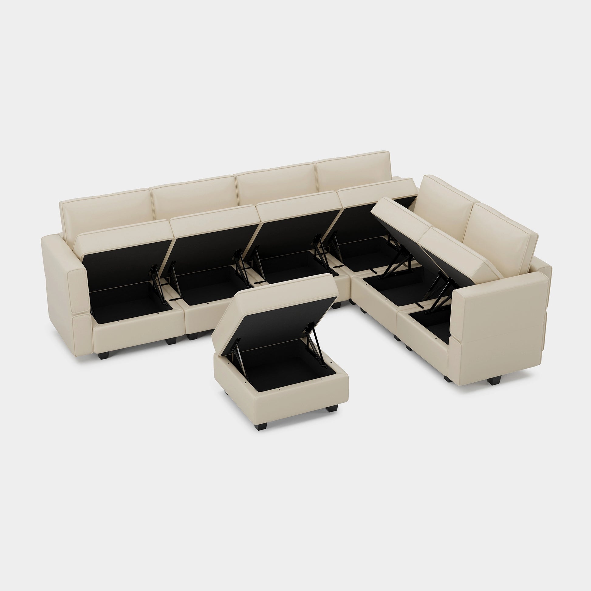 Shoji-White-/-Faux-Leather-A+7B