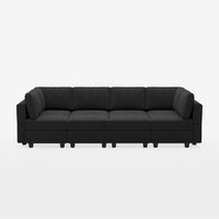 Basalt-Black-/-Terry-8-Seat-Pit-Sectional