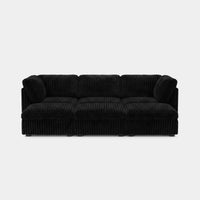 Onyx-Black-/-Corduroy-6-Seat-Open-Pit-Sectional