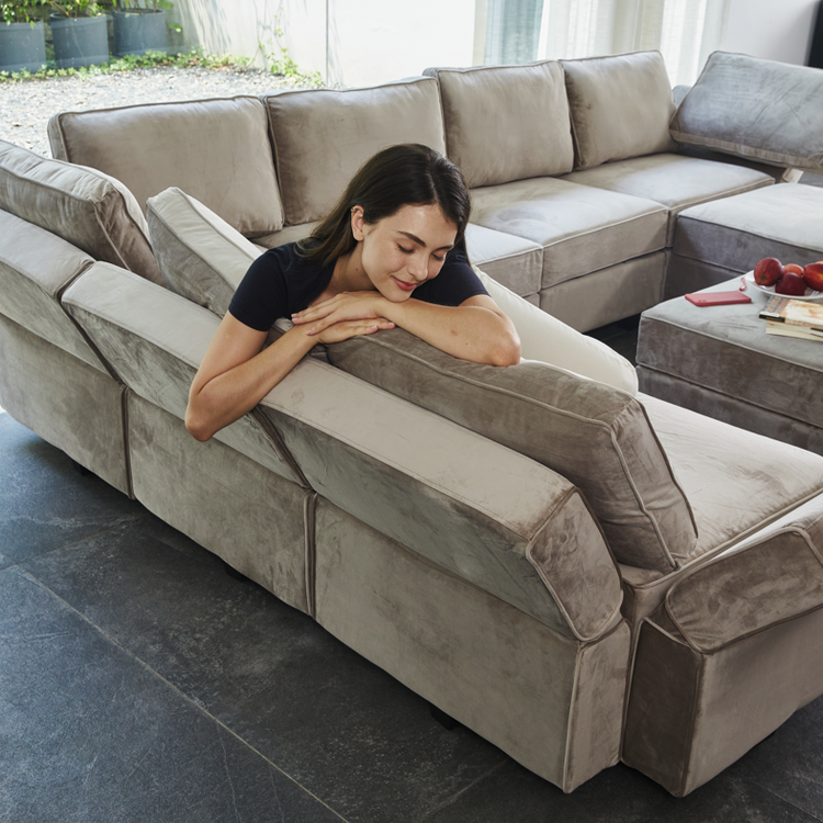 Belffin Modular Sofa Modular Velvet Seats