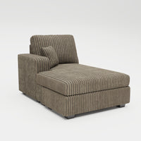 Mink-Brown-/-Corduroy-Module-Left-Arm-Chaise