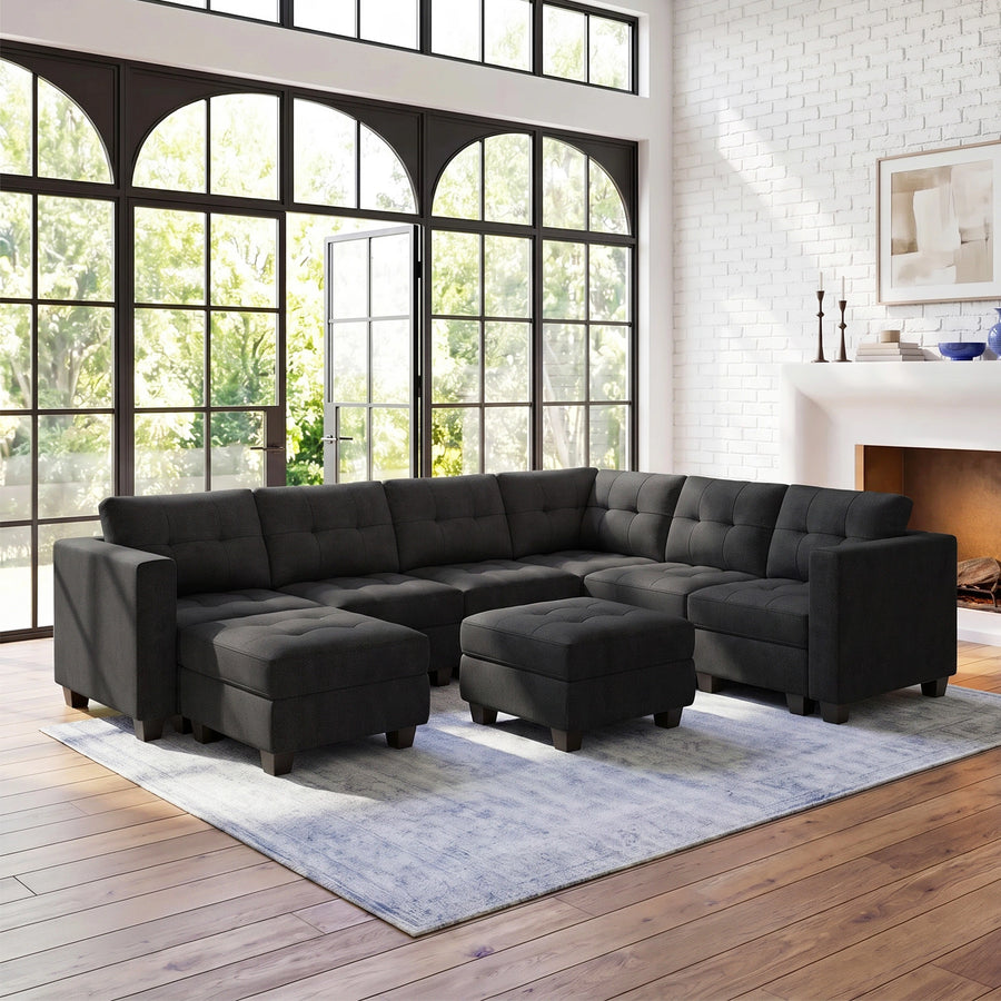 belffin-dark-grey-modular-sectional-sofa-with-ottoman-tufted-fabric-couch-in-modern-living-room