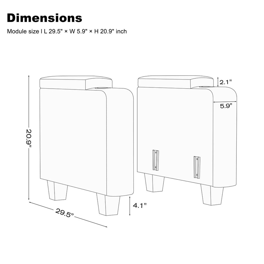 Module-Pair-of-Arms-dimension