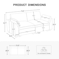 Loveseat-dimension
