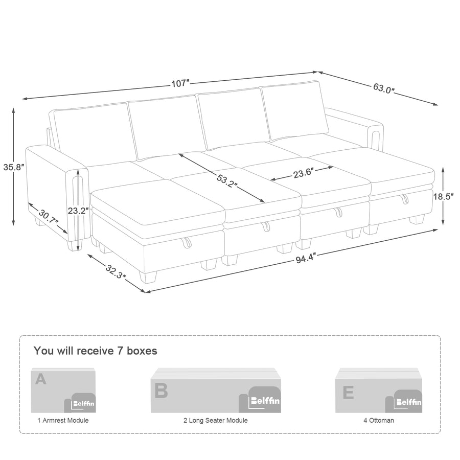 8-Seat-Open-Pit-Sectional-dimension