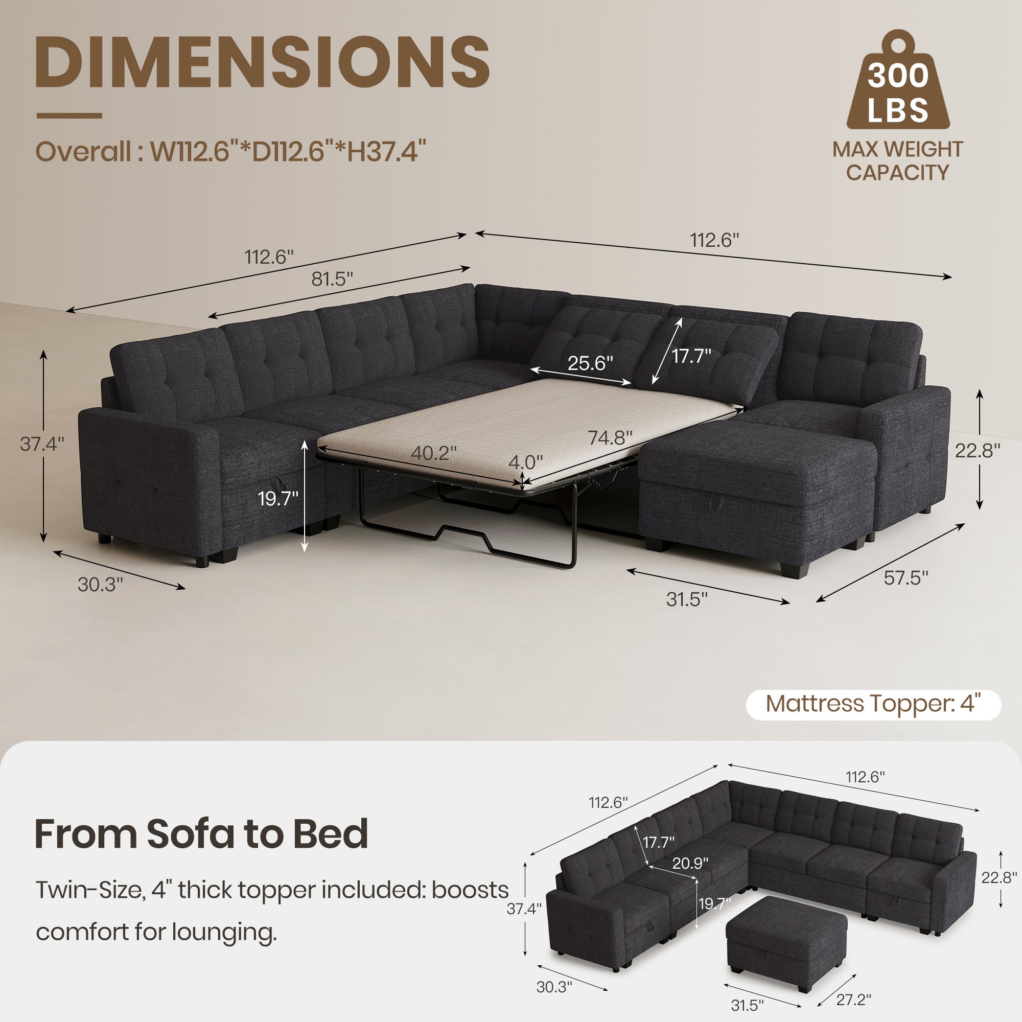 Graphite-Grey-/-Chenille-7-Seats-Sectional-with-Ottoman-dimension