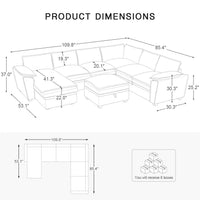 7-Seat-U-Shaped-Sectional-with-Reversible-Chaise-dimension