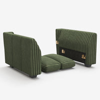 Olivewood-Green-/-Corduroy-Module-Pair-of-Arms