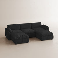 Obsidian-Black-/-Corduroy-5-Seat-U-Shaped-Open-Sectional