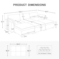 6-Seat-Open-Pit-Sectional-dimension