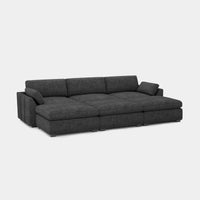Graphite-Grey-/-Chenille-6-Seat-Open-Pit-Sectional