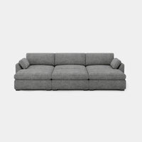 Silver-Grey-/-Chenille-6-Seat-Open-Pit-Sectional