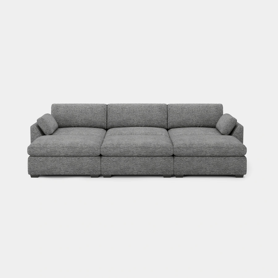 Silver-Grey-/-Chenille-6-Seat-Open-Pit-Sectional