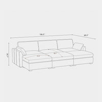 6-Seat-Open-Pit-Sectional-dimension