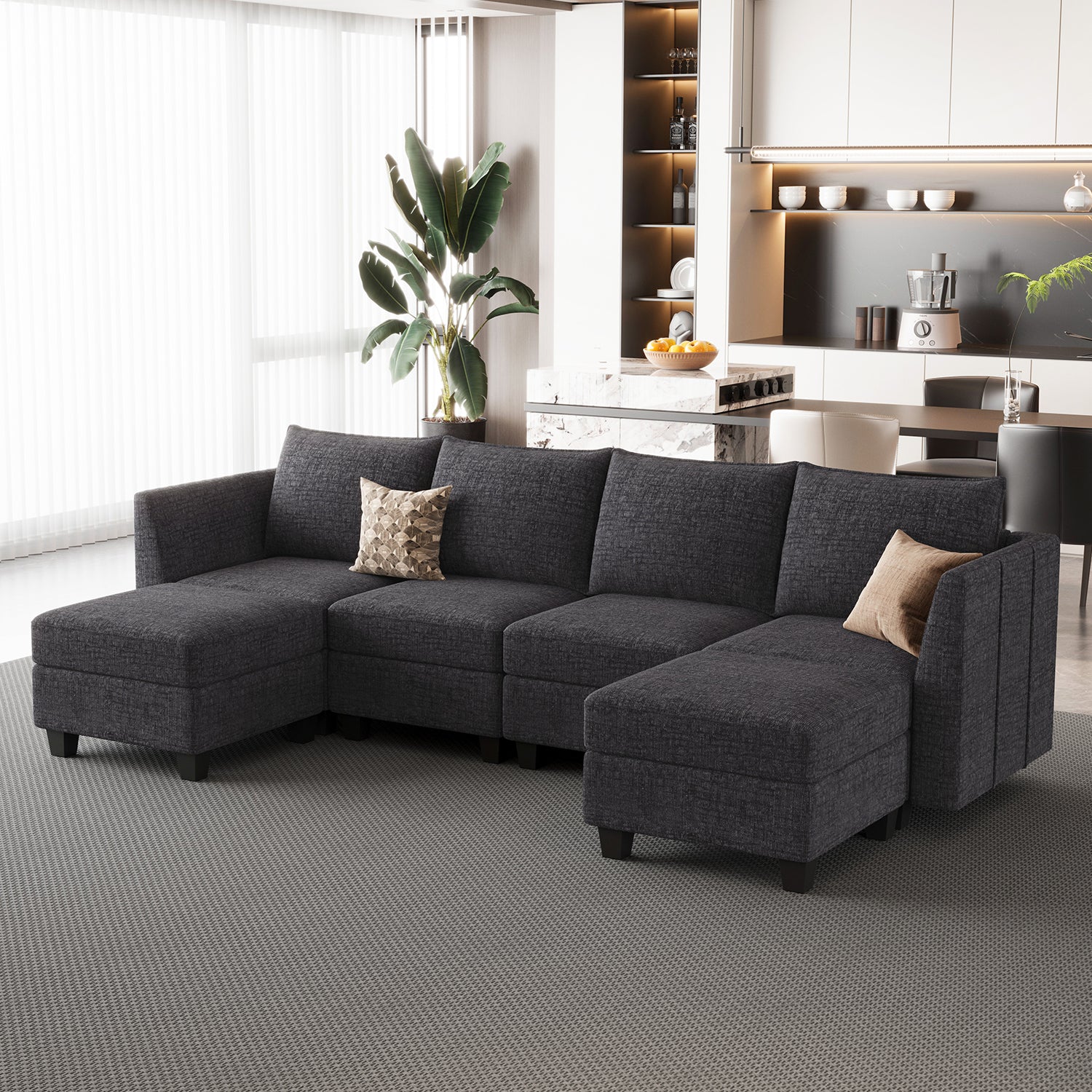 Chenille-A+4B+2C-Graphite-Grey