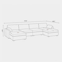 6-Seat-U-Shaped-Open-Sectional-dimension