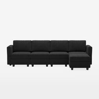 Basalt-Black-/-Terry-5-Seat-L-Shaped-Sectional