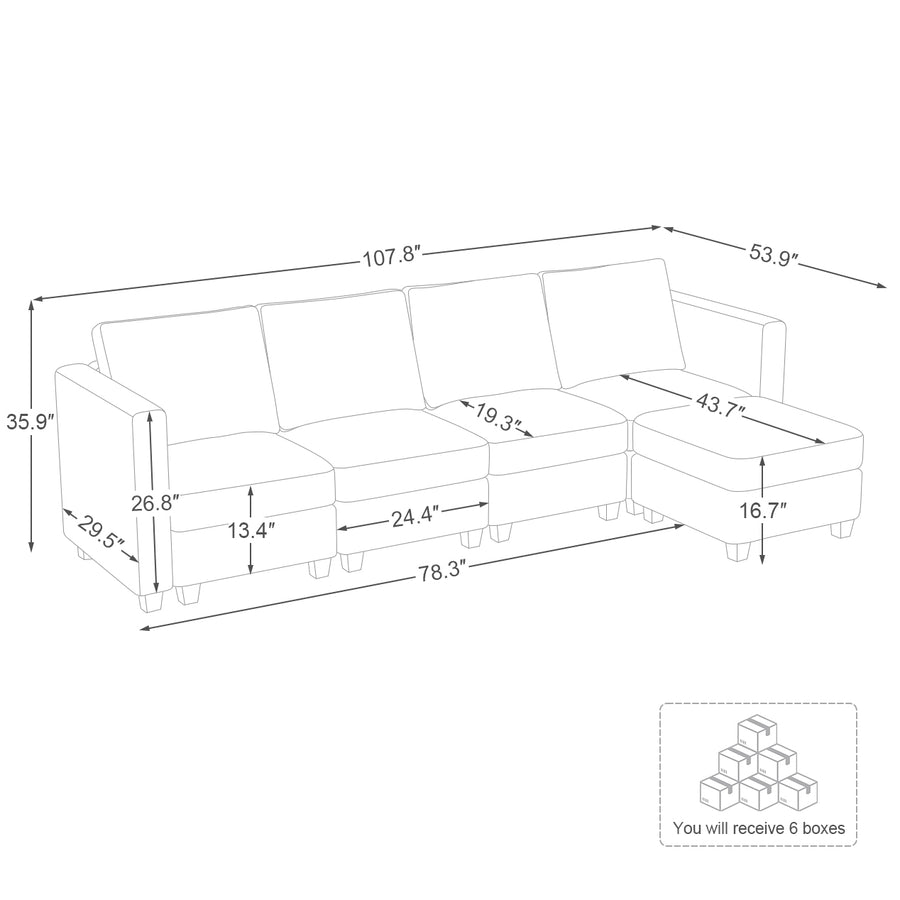 5-Seat-L-Shaped-Sectional-dimension