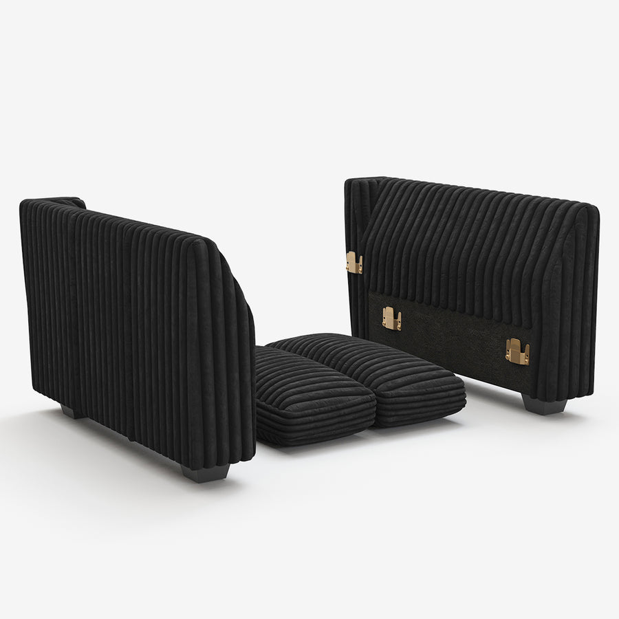 Obsidian-Black-/-Corduroy-Module-Pair-of-Arms