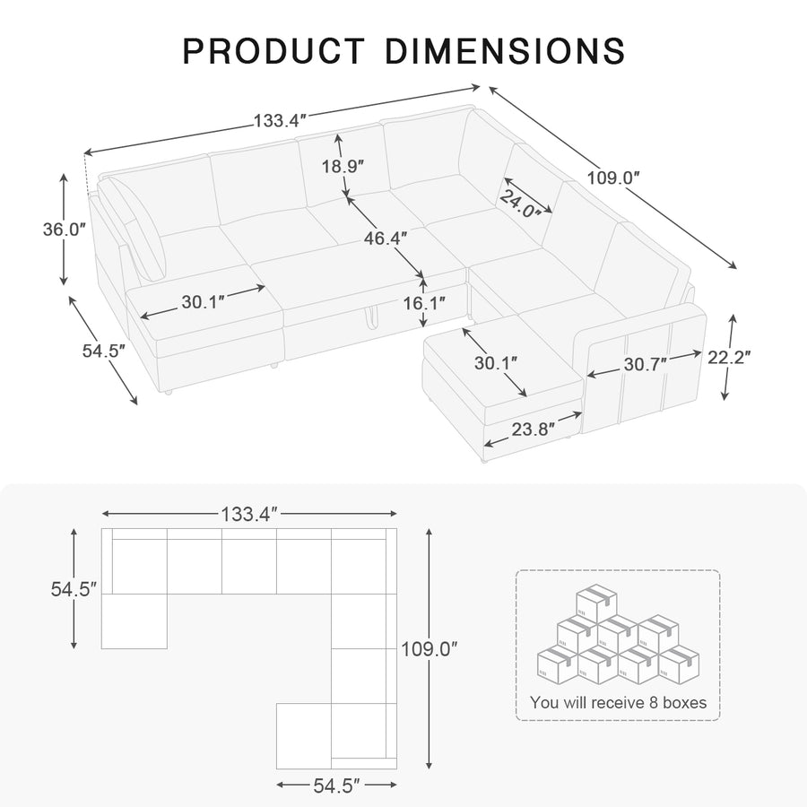 9-Seat-U-Shaped-Pullout-Sectional-dimension