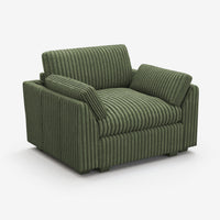 Olivewood-Green-/-Corduroy-Armchair