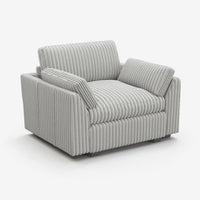 Cloud-Gray-/-Corduroy-Armchair