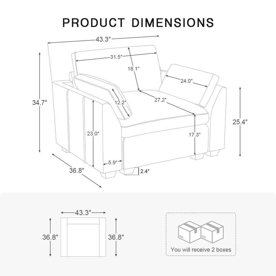 Armchair-dimension