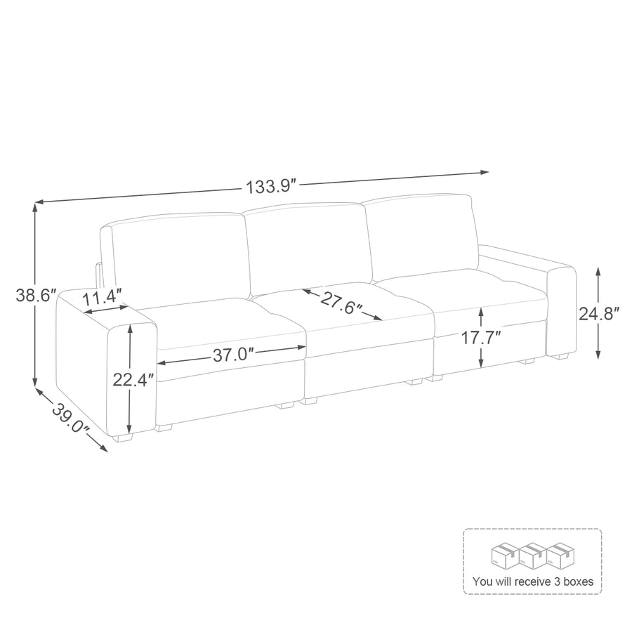 3-Seat-Sofa-dimension