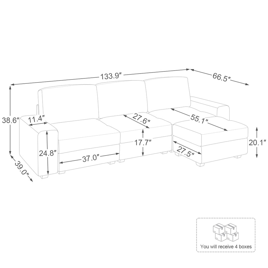 3-Seat-Sectional-with-Ottoman-dimension