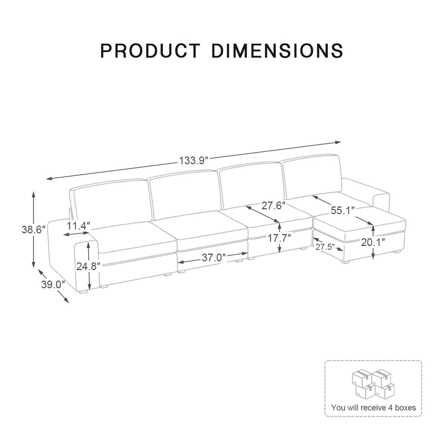4-Seat-L-Shaped-Sectional-with-Ottoman-dimension