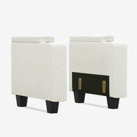 Misty-White-/-Chenille-Module-Pair-of-Arms