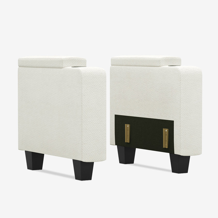 Misty-White-/-Chenille-Module-Pair-of-Arms