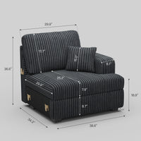 Shadow-Charcoal-/-Corduroy-Module-Right-Seat-dimension