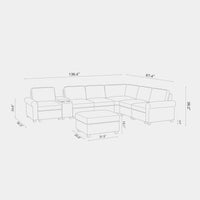 8-Seat-L-Shaped-Sectional-with-Console-dimension
