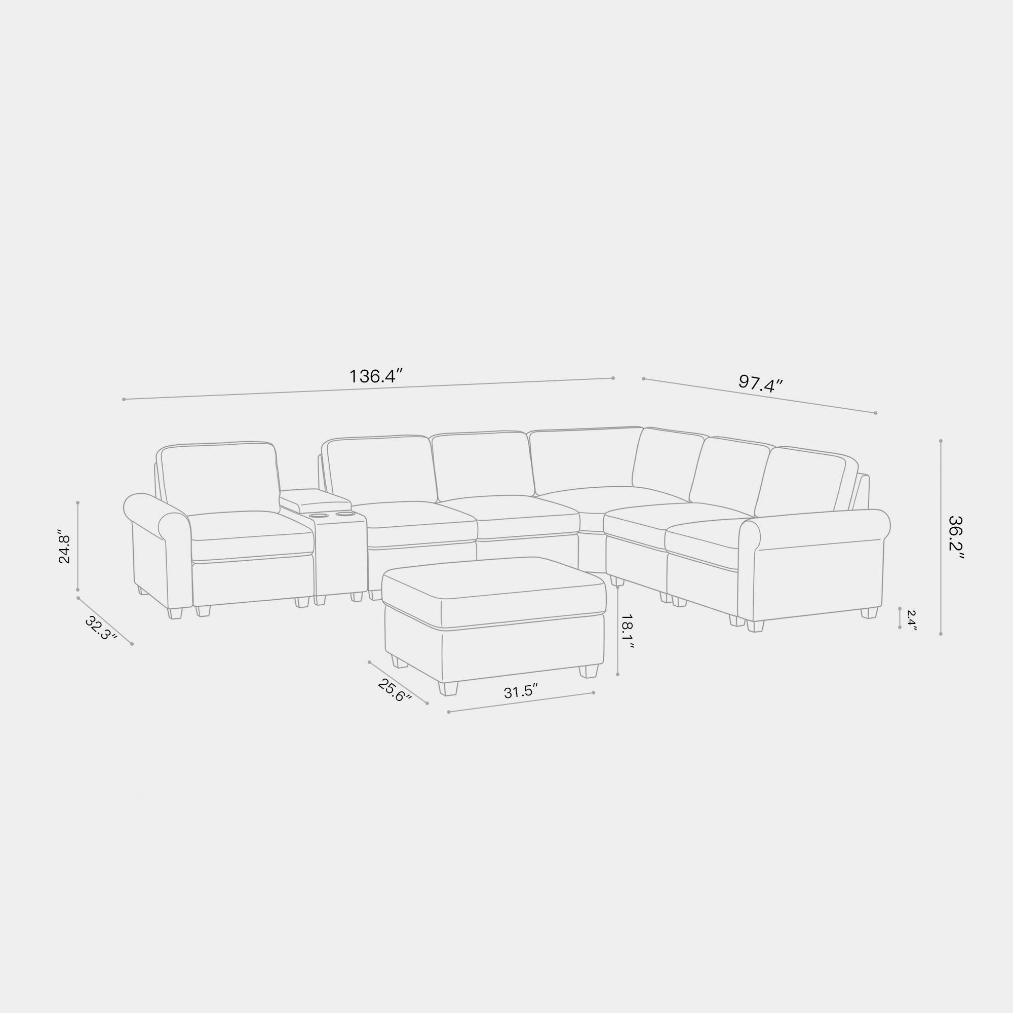 7-Seats-Sectional-with-Console-dimension
