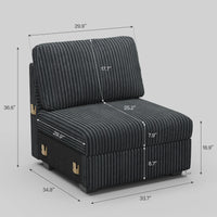 Shadow-Charcoal-/-Corduroy-Module-Seat-dimension
