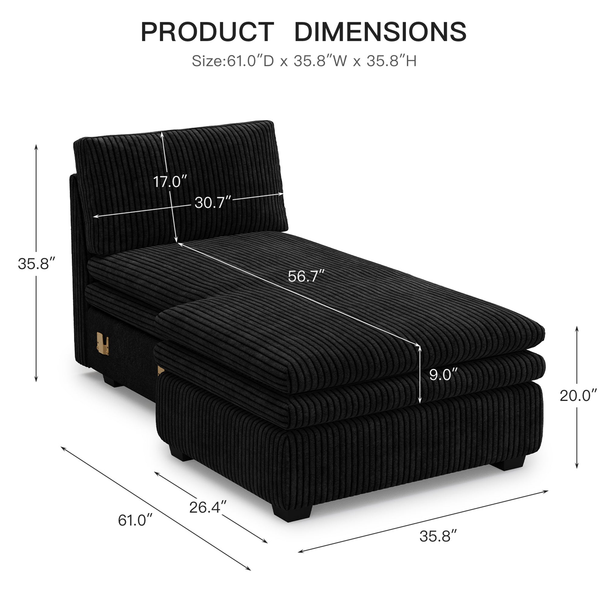 corduroy-obsidian-black-cl-left-chaise-dimension